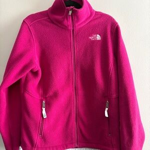 Hot Pink The North Face Fleece Jacket